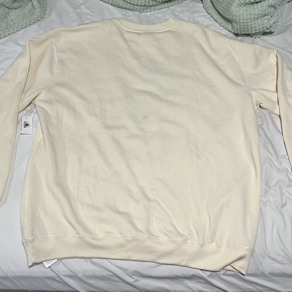 Disney Cream Crewneck Mickey Sweatshirt - Picture 2 of 2